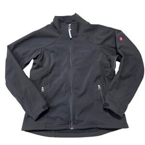 Marmot Windstopper Jacket Womens L Black Softshell Full Zip Gore-Tex Outdoor